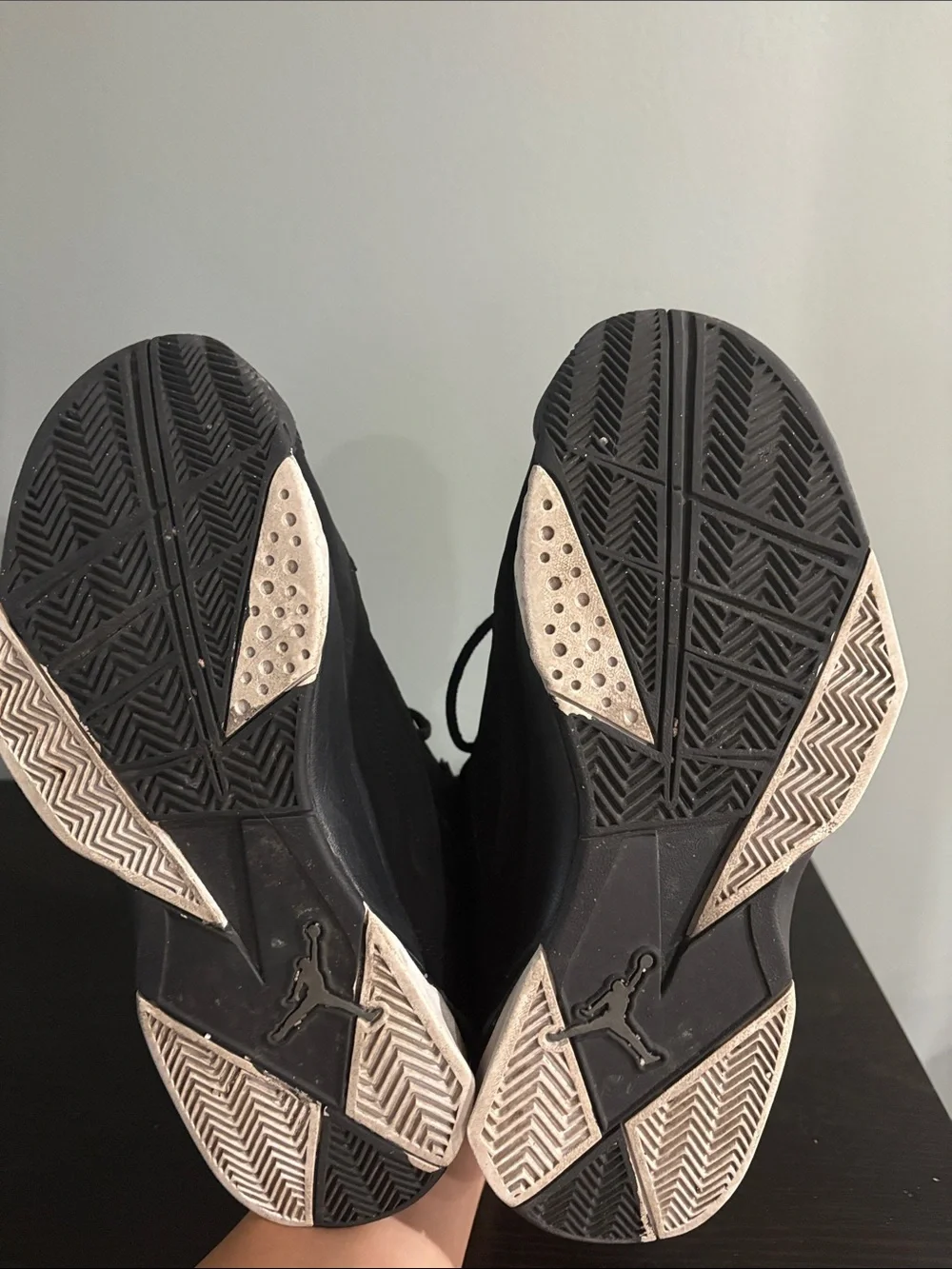 Air jordan 7 retro size 8.5 black cool grey